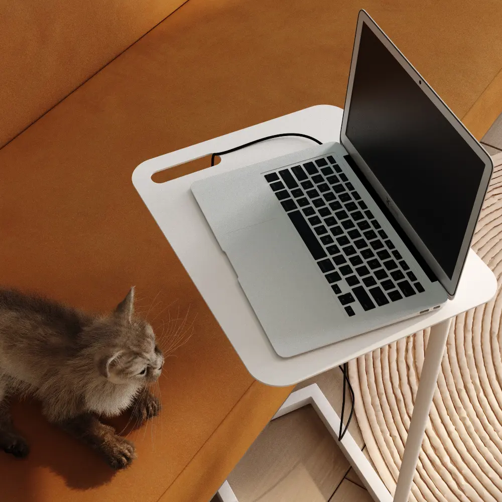 Журнальный столик Sheffilton прямоугольный 40x32 см белый STLM-2128575 - Вид №3