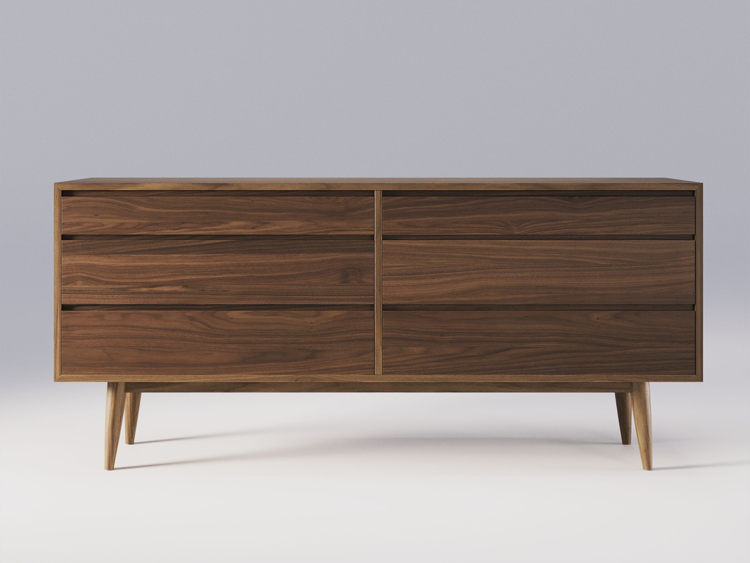 Комод из грецкого ореха Wewood DOUBLE ARCH-00151856 - Вид №1