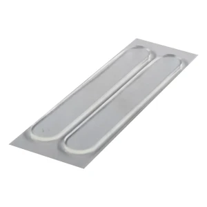 Накладка на мебельные ножки самоклеящиеся KONSENSA 15x100 мм прямоугольные силикон цвет прозрачный 2 шт.