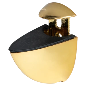 Полкодержатель Пеликан 40x22x40 мм ЦАМ цвет золото