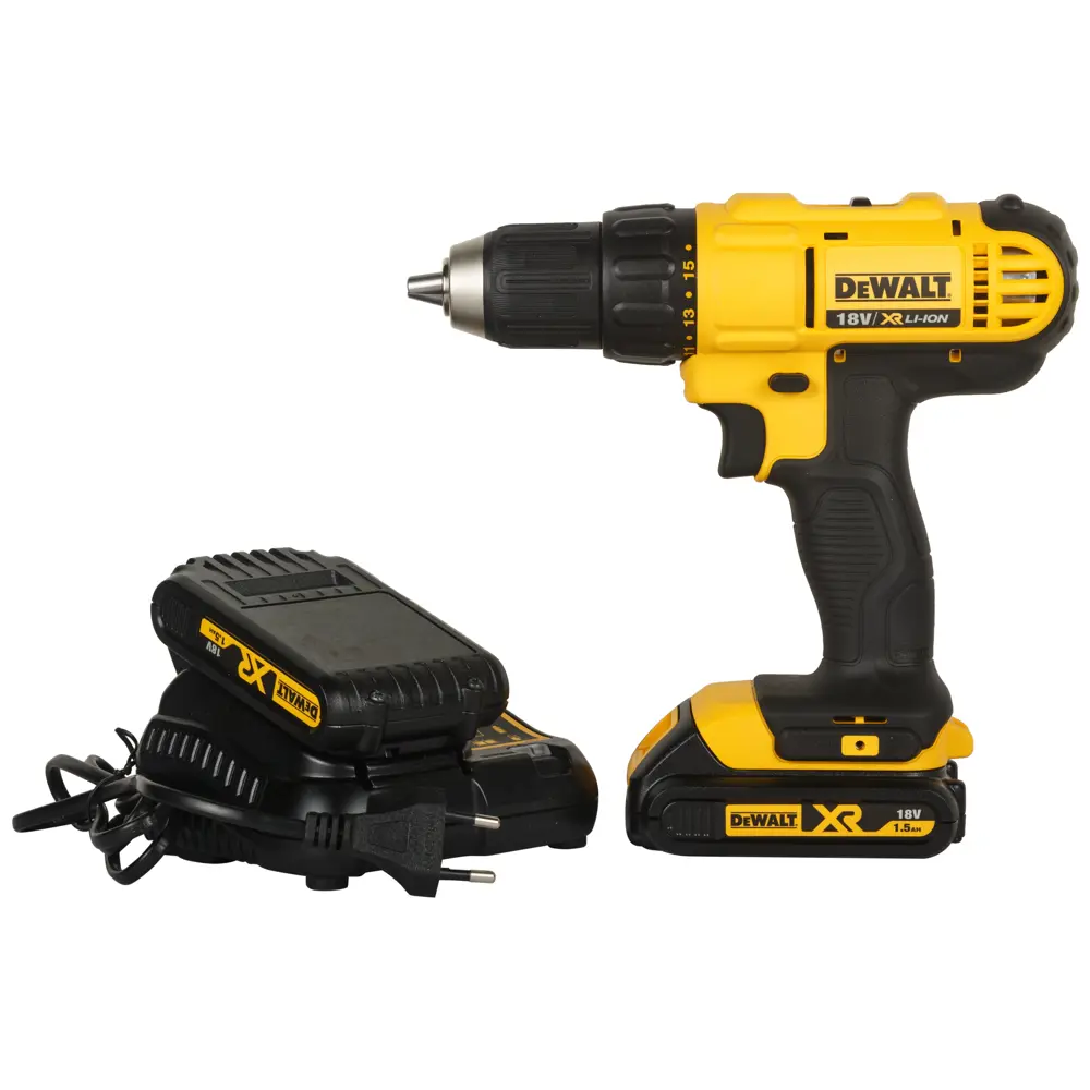 Дрель-шуруповерт аккумуляторная DeWalt DCD771S2, 18 В Li-ion 2х1.5 Ач STLM-2066953 - Вид №7