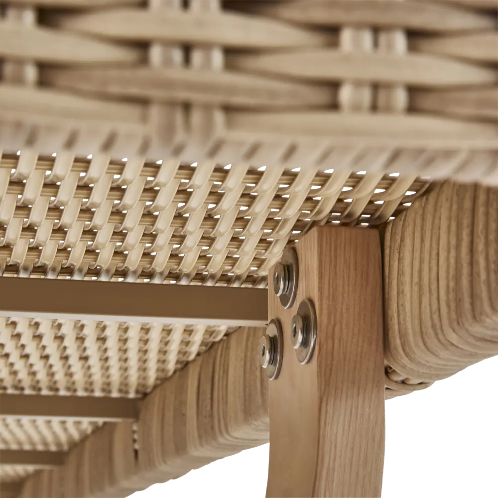 Стол садовый NATERIAL Medena с ротанговым плетением и стеклянной столешницей 82509552 STLM-0028915 - Вид №9