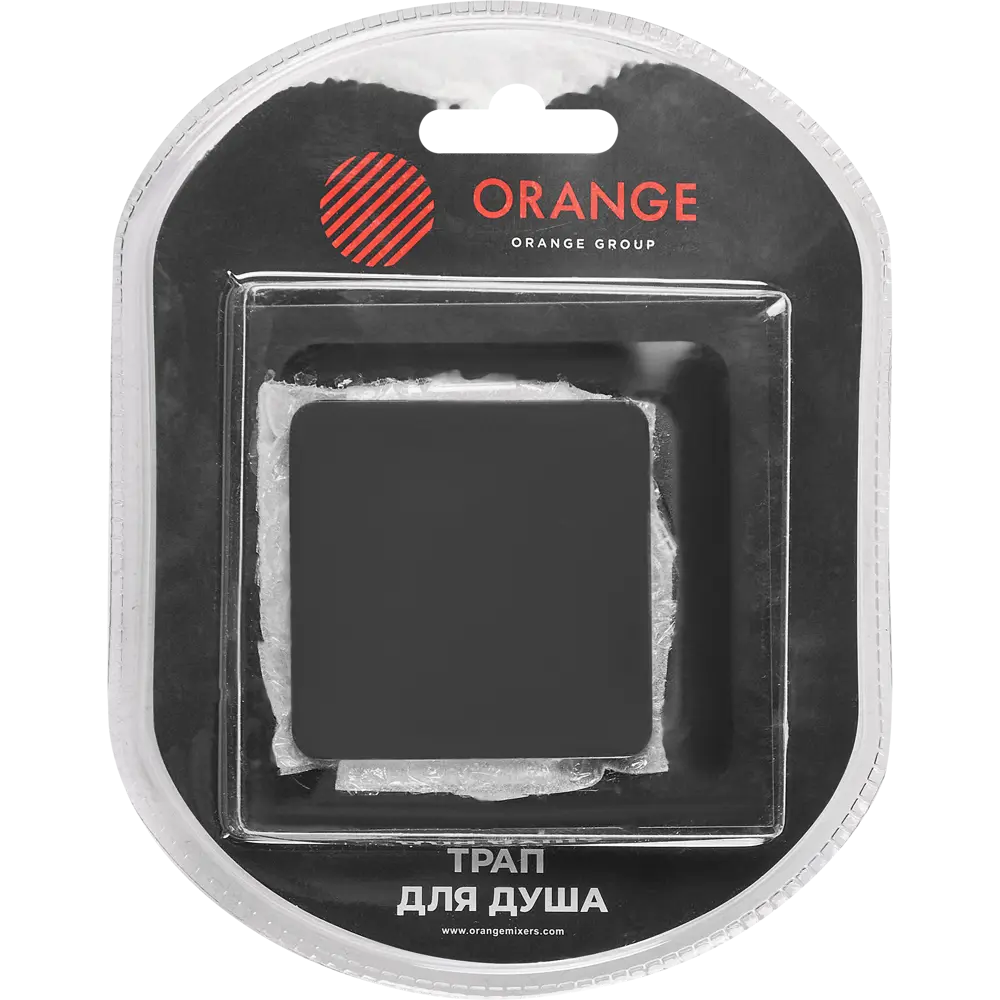 Трап для душа Orange OT01-006b сухой затвор 100х100 мм черный STLM-2020564 - Вид №5
