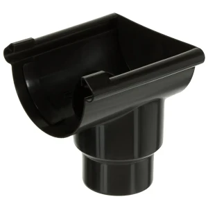 Воронка желоба торцевая универсальная цвет коричневый