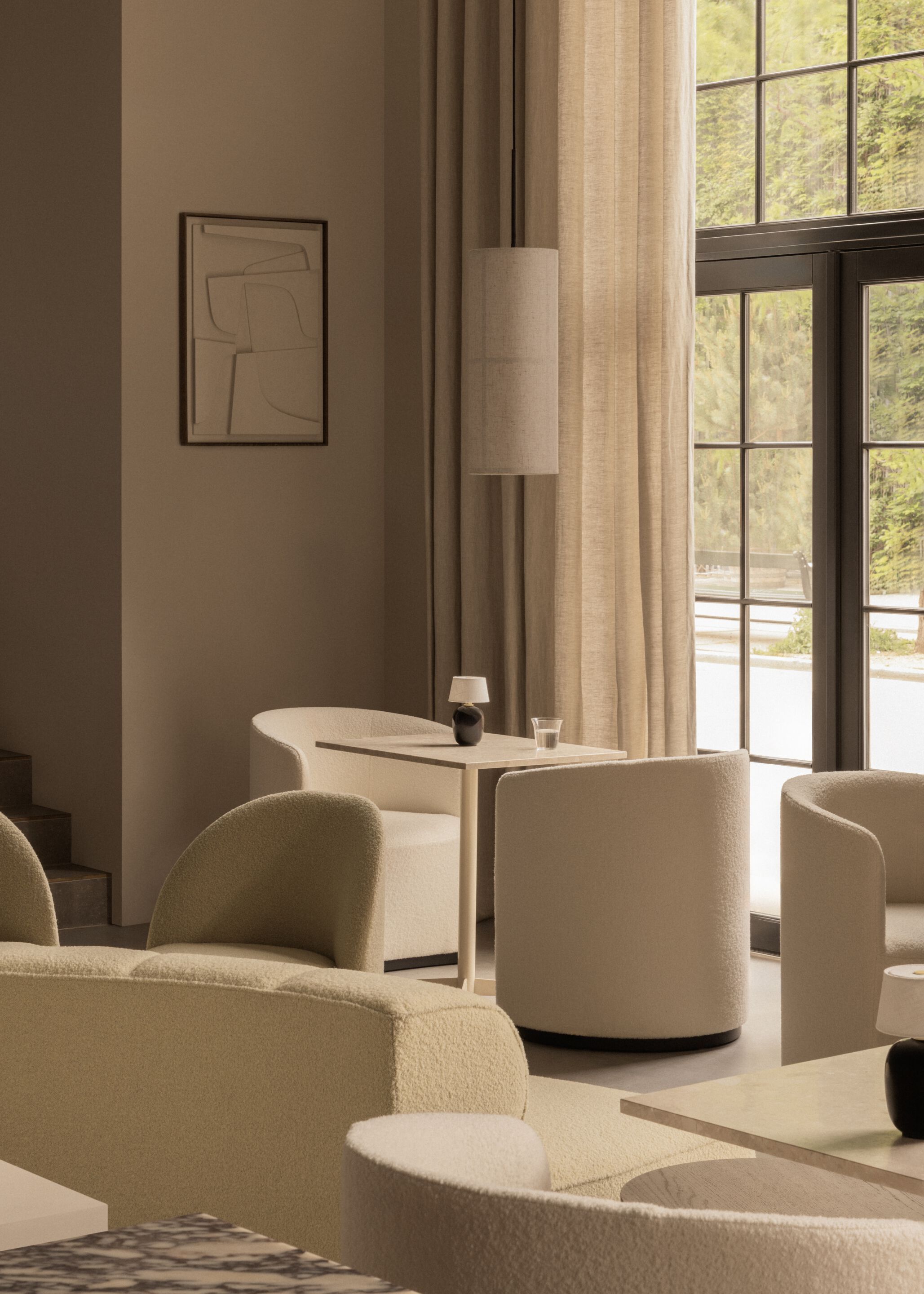 Подвесной светильник из льна Audo Copenhagen Hashira ARCH-00031161 - Вид №7