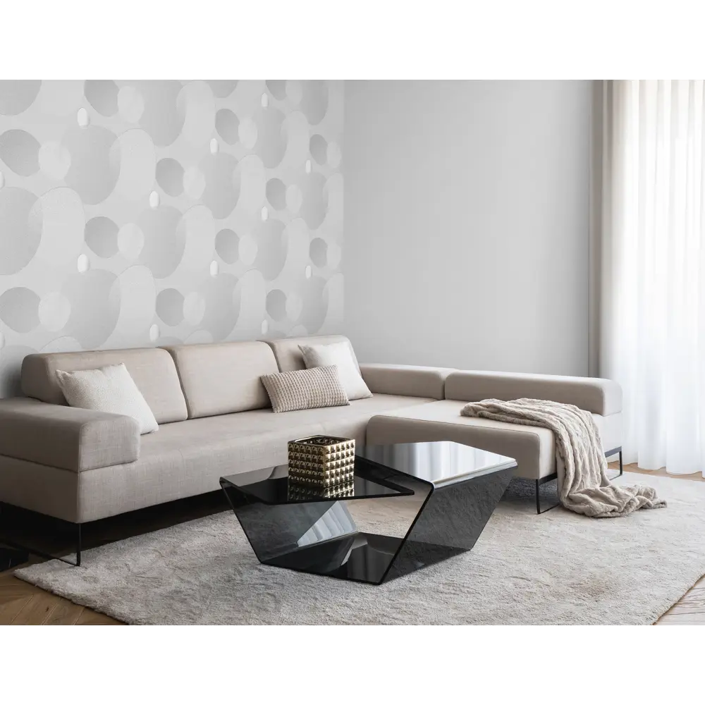 Обои флизелиновые Victoria Stenova Контраст 1.06 м серые VS587207 STLM-2208766 - Вид №5