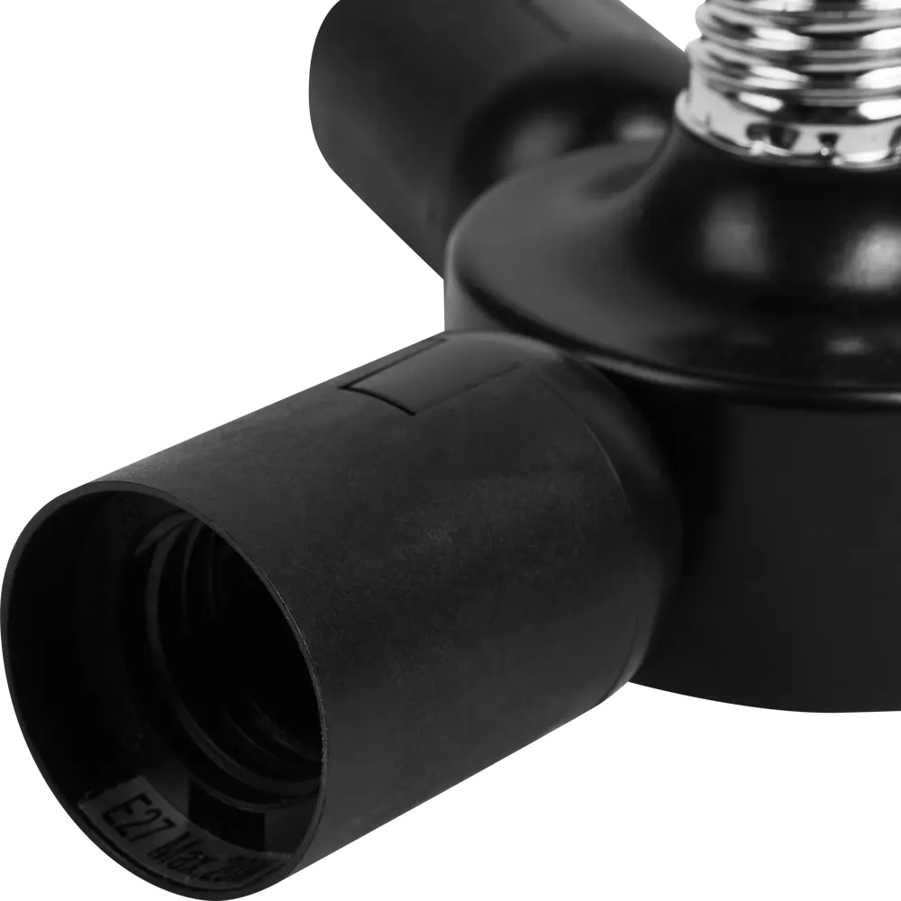 Разветвитель Eglo Rueda 3хE27х20 Вт цвет черный STLM-2062403 - Вид №2