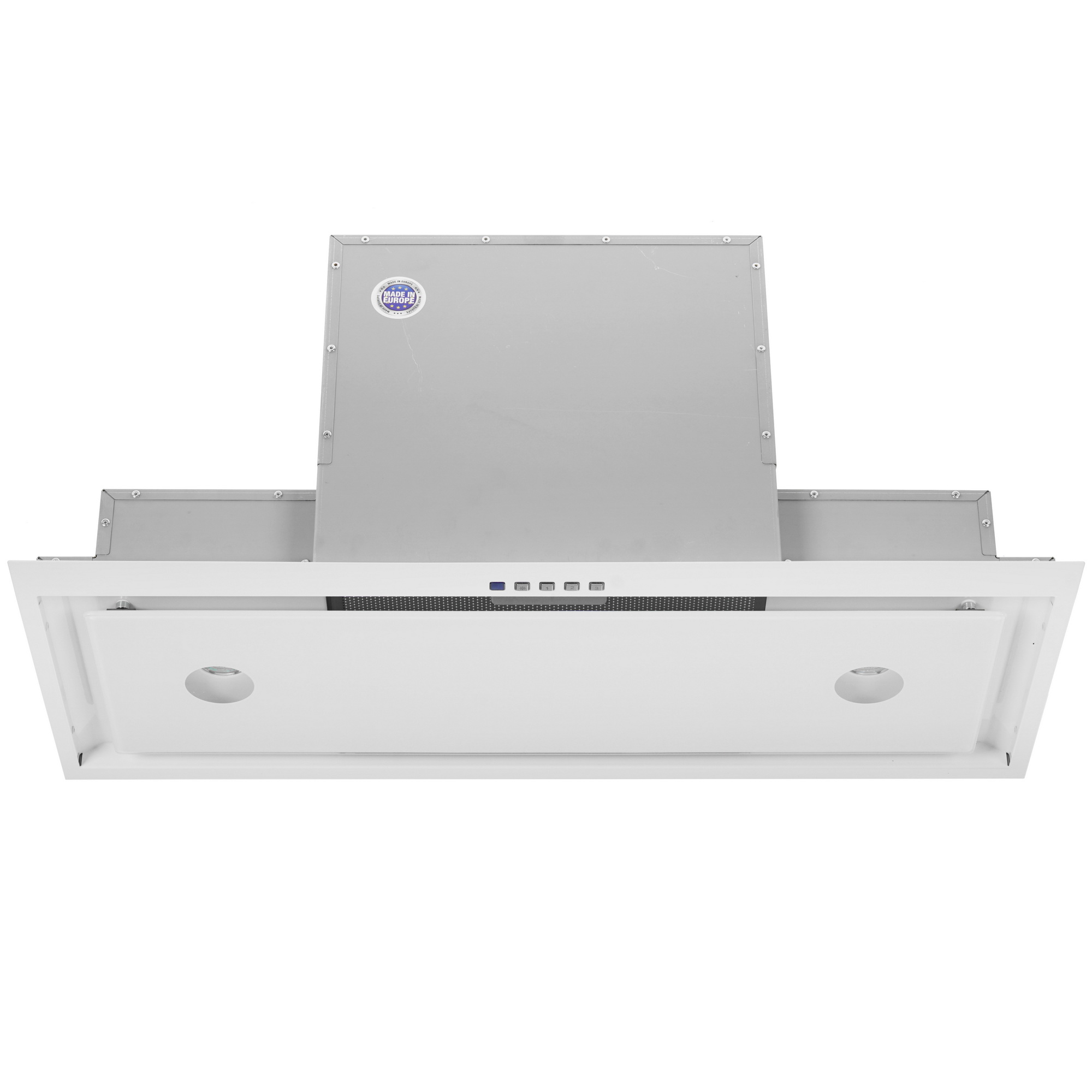 5354583 Вытяжка полновстраиваемая Akpo WK-10 Neva glass серебристый/белый STDN-0031585 - Вид №1