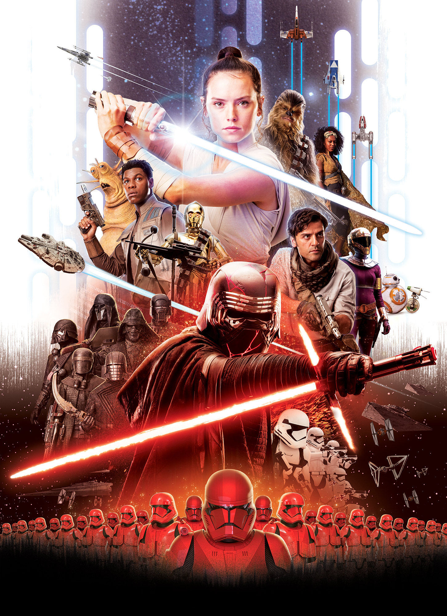 93723957 Фотообои Disney 4-4113 254х184 см Star Wars Movie Poster Rey STLM-0556766 KOMAR