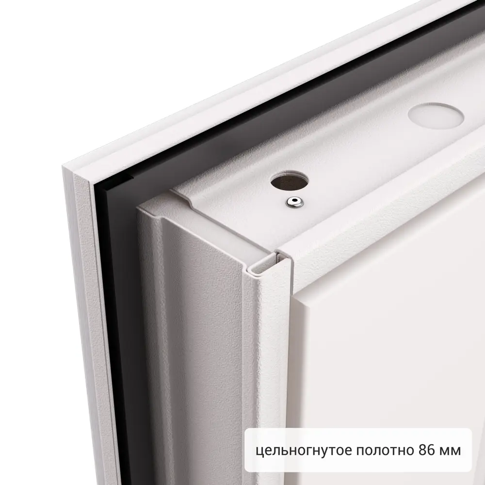 Дверь входная металлическая Фолд грет 880 мм правая цвет белый TOREX STLM-2155458 - Вид №7