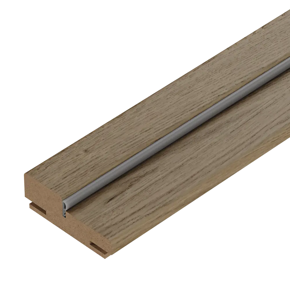 Телескопическая дверная коробка Файн Лайн 2070x70x32 мм орех (2.5 шт.) 89390657 Santreyd STLM-1581240