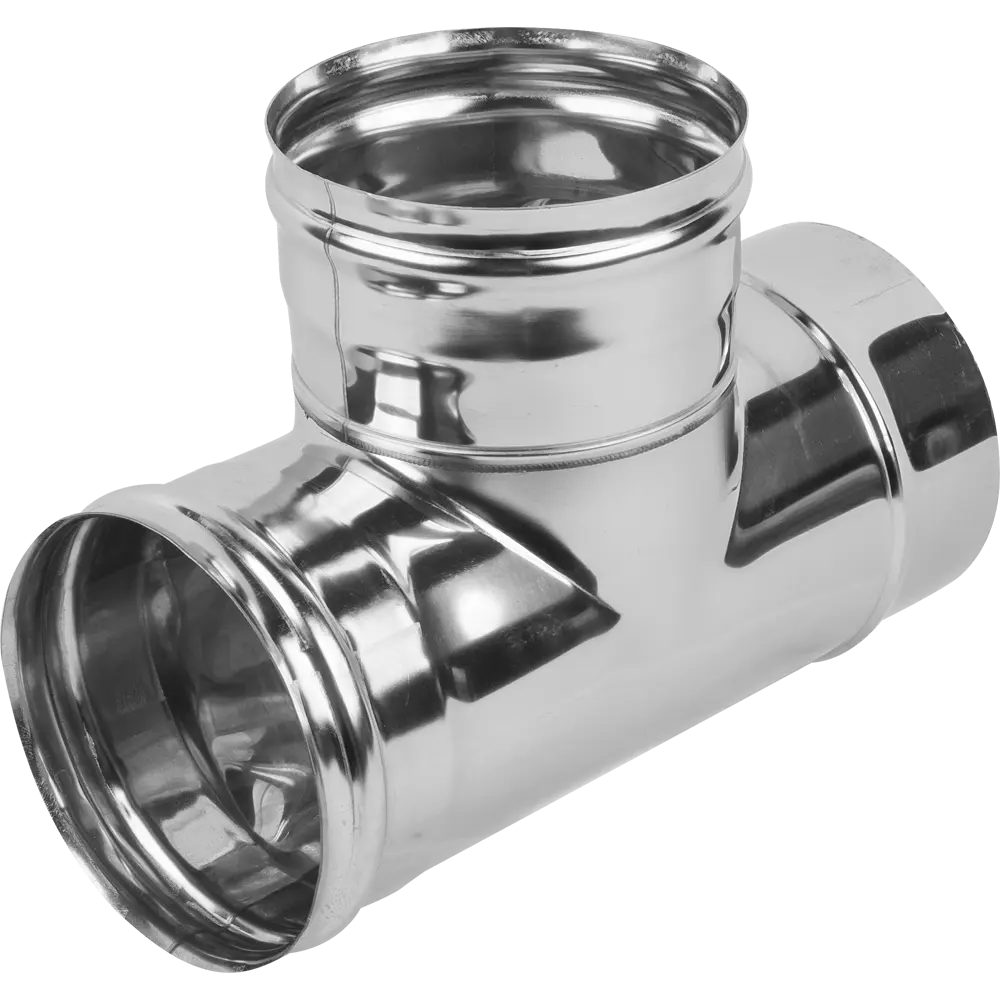 Тройник 90° Металлик и Ко 430/0.8 мм D120 мм STLM-2026068 - Вид №1