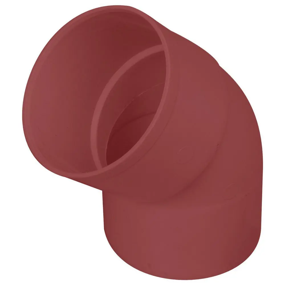 Отвод на 67° для трубы Murol 80 мм цвет красный STLM-2168354