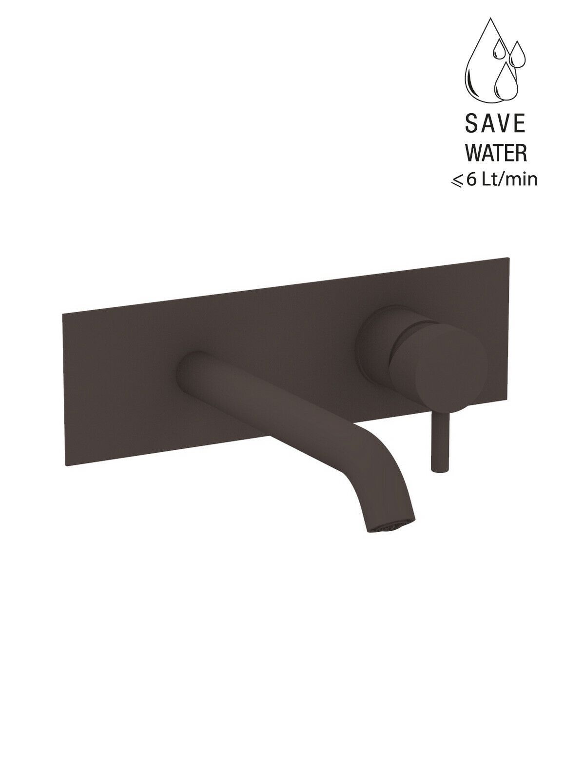 Настенный однорычажный смеситель для раковины с ограничителем расхода Rubinetterie Frattini Pepe XL ARCH-00076573 - Вид №75