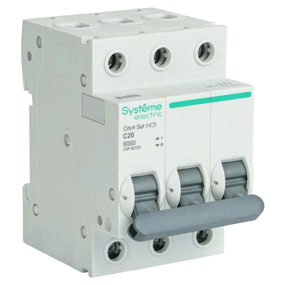 Автоматический выключатель Systeme Electric City9 Set C9F36320 3P С20 А 6 кА STLM-2167955 - Вид №1