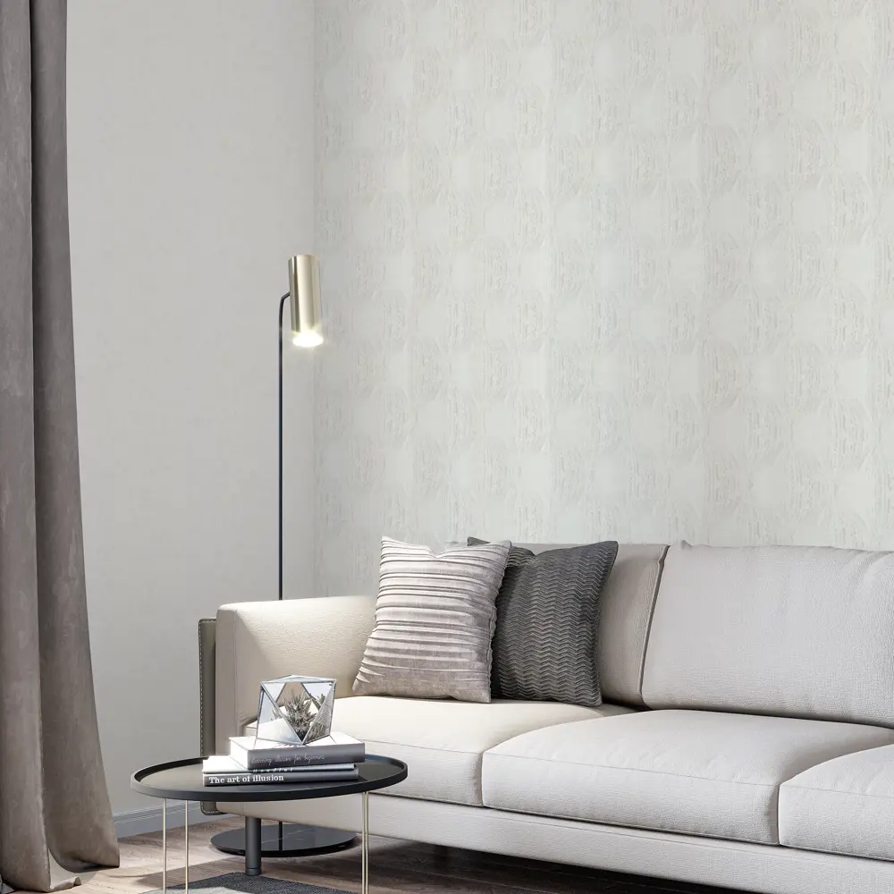 Обои флизелиновые Home Color Atmosphere белые 1.06 м HC71660-11 STLM-2052122 - Вид №3
