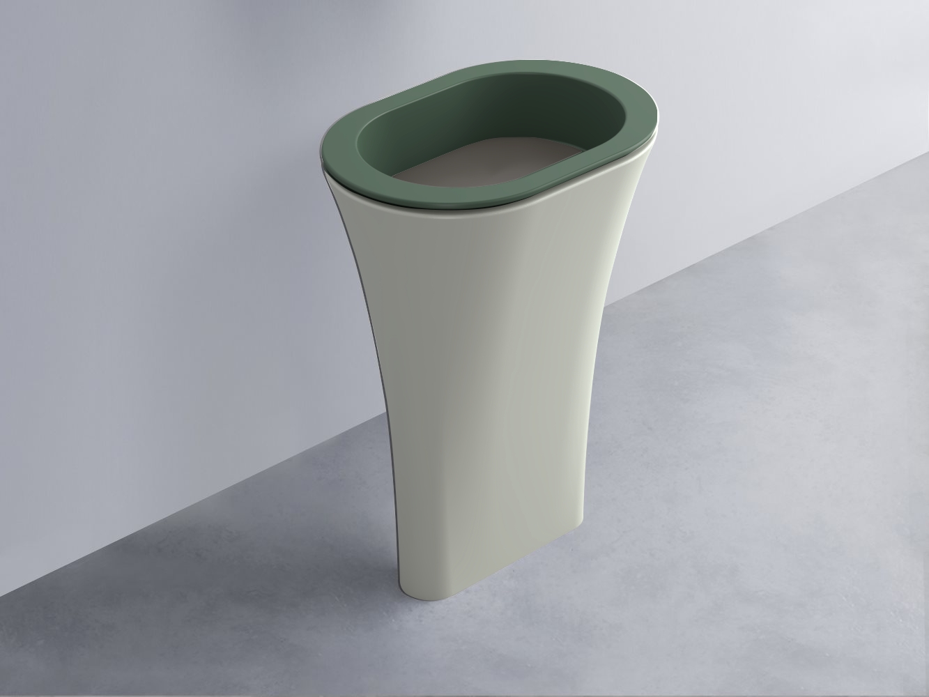 AMLA65-MU+AMPILO-FN+AMCOLO-PM Раковина Amedeo Ovale отдельностоящая cielo Enjoy + Amedeo Ceramica Cielo