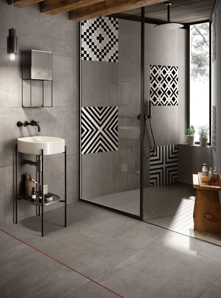 Пол / облицовка керамогранита для внутреннего и наружного применения с эффектом цемента Leonardo MOON ARCH-00013355 - Вид №3