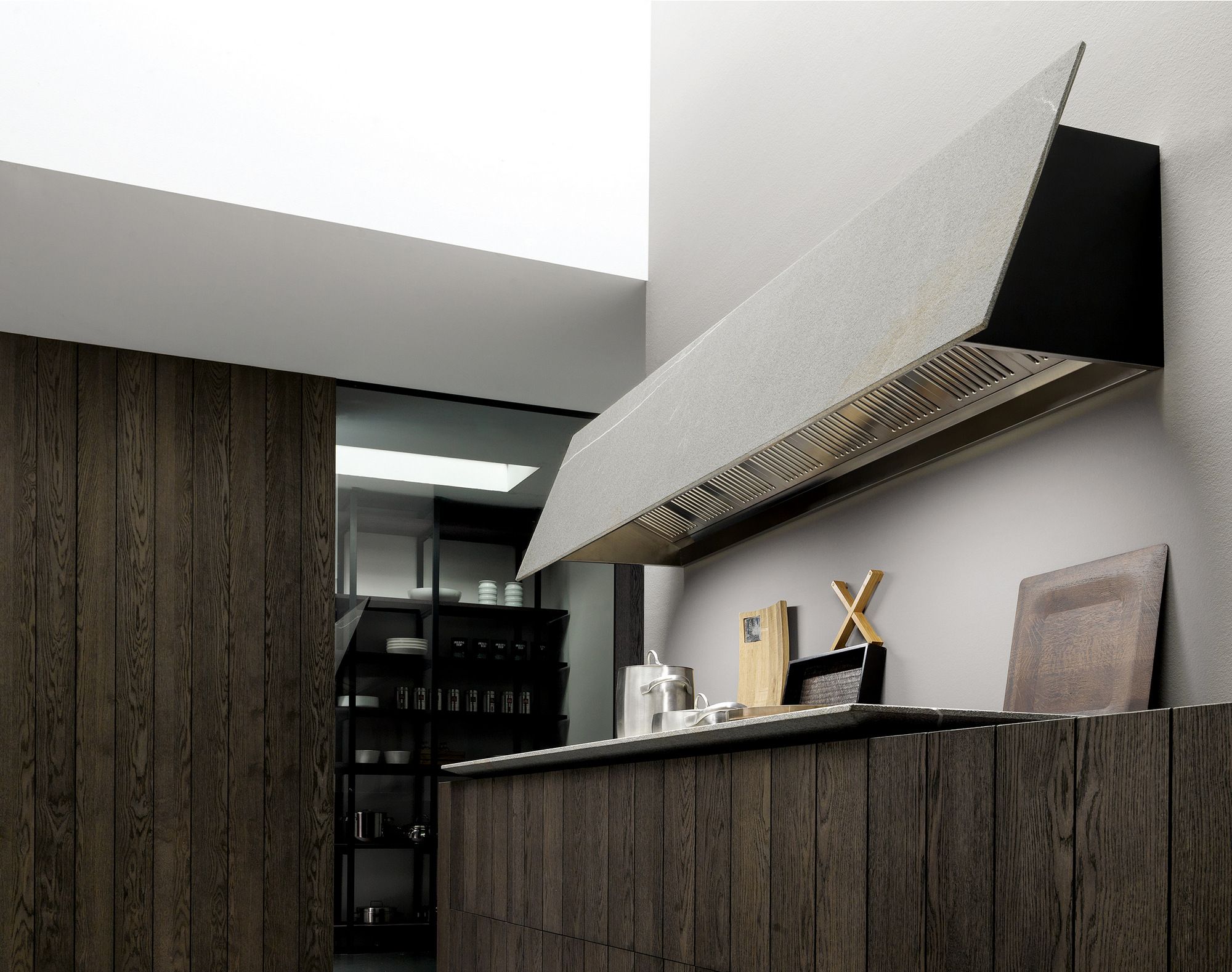 Дубовая кухня с островом MODULNOVA Float ARCH-00131652 - Вид №2