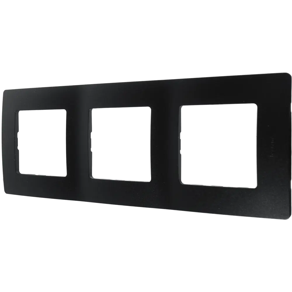 Рамка Legrand Etika на 3 поста в антрацитовом исполнении 17367917 STLM-0008060 - Вид №1
