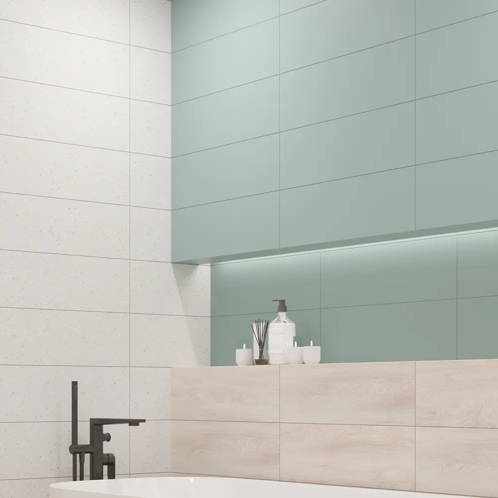 Плитка настенная LB Ceramics Юген Линдберг 20x60 см 0.84 м² матовая цвет зеленый STLM-2162538