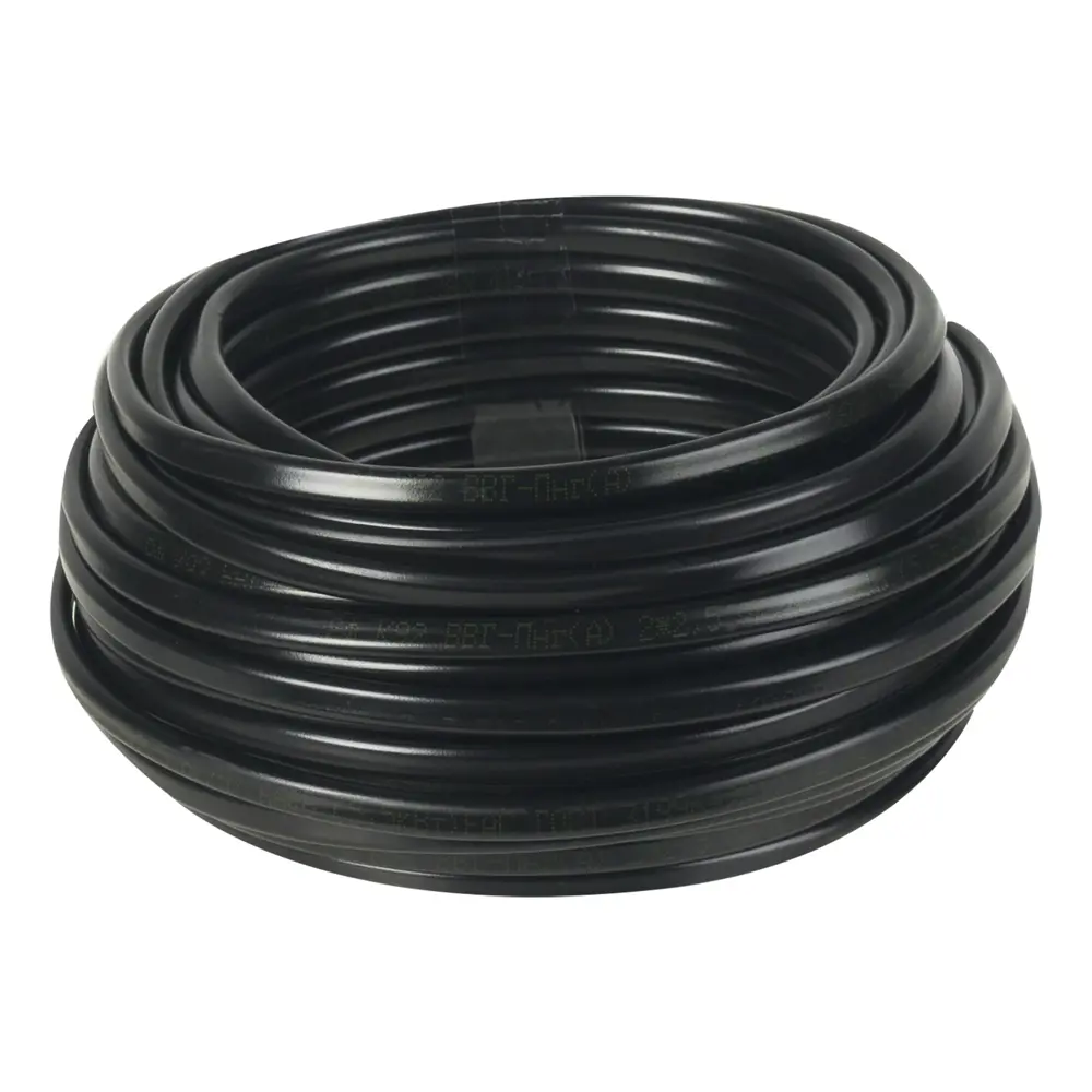 Кабель Ореол ВВГпнг(A) 2x2.5 мм 20 м ГОСТ цвет черный STLM-2002757 - Вид №1