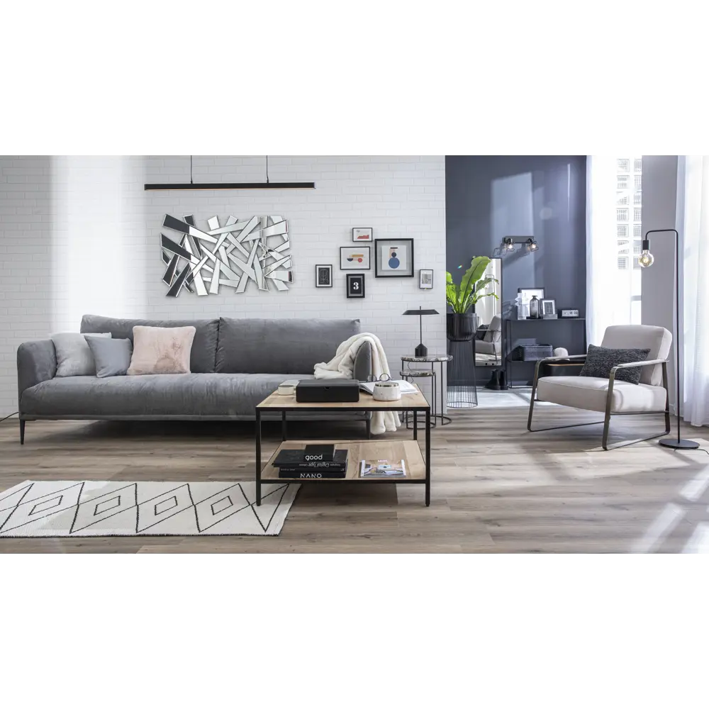 Коврик декоративный хлопок Inspire Marlon 70x140 см цвет серый STLM-2117410 - Вид №5