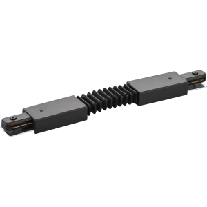 Трековый коннектор гибкий Wolta WTL-FC/01B, цвет черный