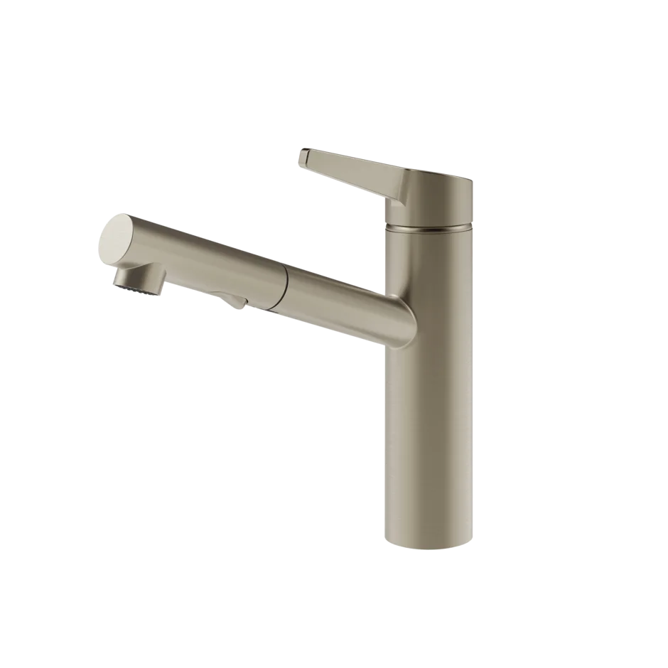 Смеситель для раковины 60536 149 Gessi Thalium МАТОВЫЙ НИКЕЛЬ FINOX 60536149