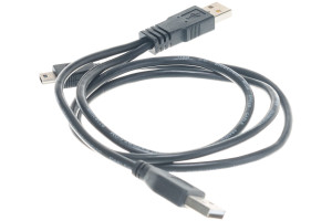 16207365 Кабель USB 2.0 Pro 2xAM/miniBM 5P 0.9м экран черный пакет CCP-USB22-AM5P-3 Gembird