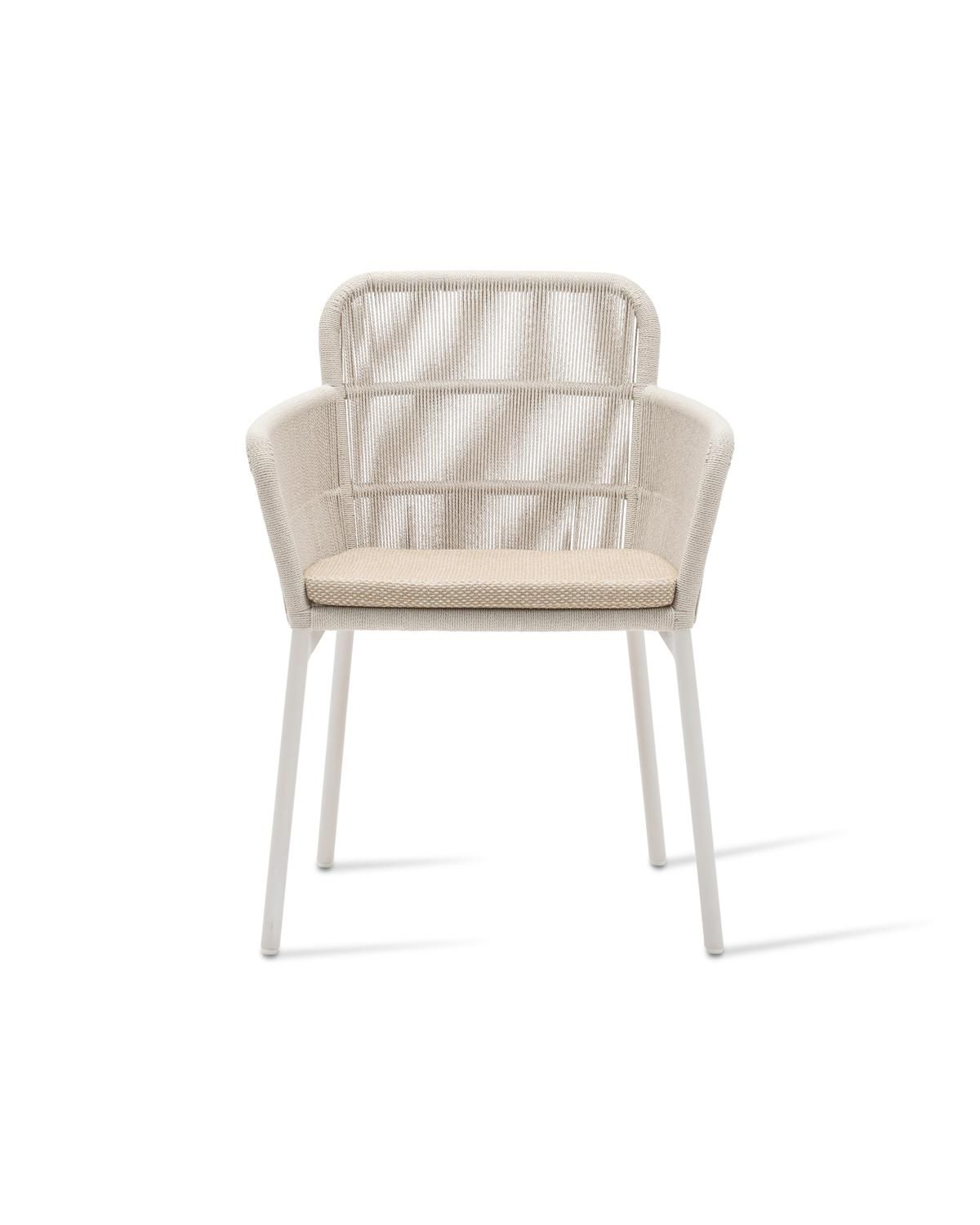 Садовый стул из ткани и веревки с подлокотниками Vincent sheppard Akari ARCH-00045835 - Вид №1