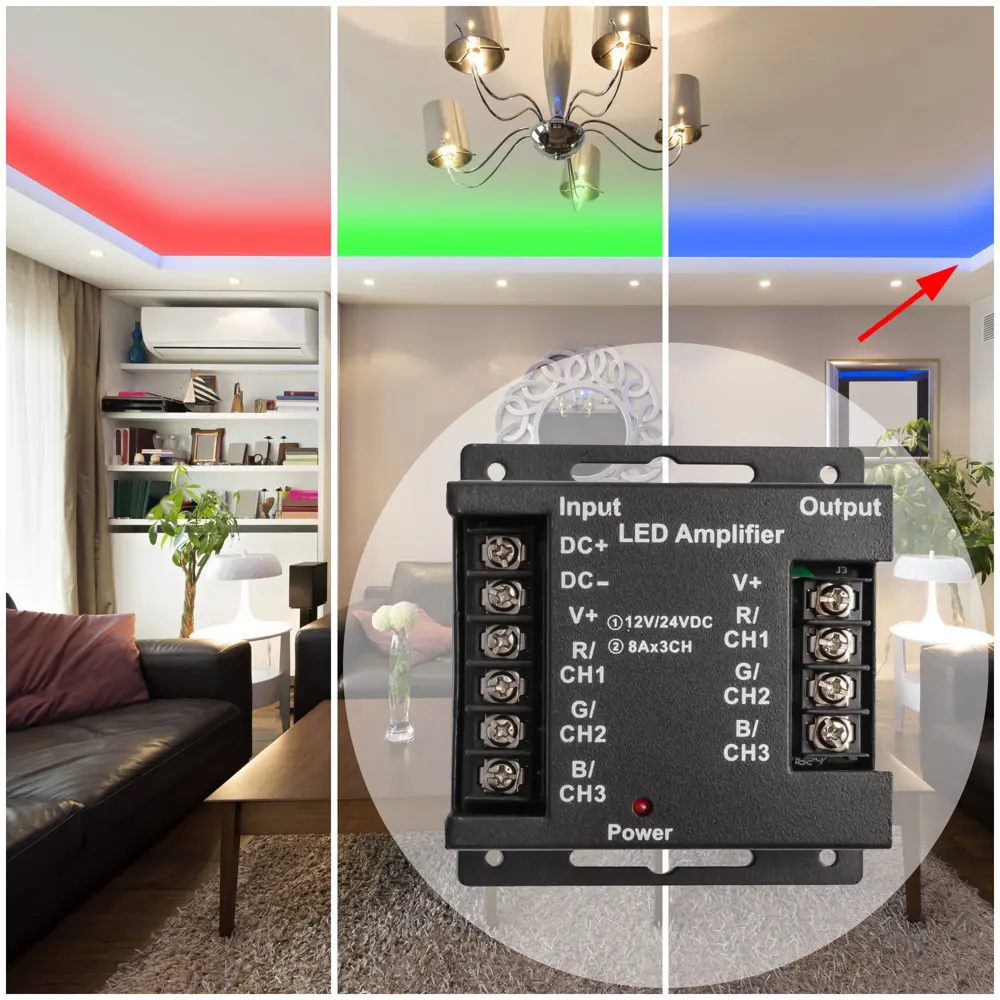 APEYRON Усилитель RGB для светодиодных лент - расширение подсветки до 20 метров 13576682 STLM-0003440 - Вид №7