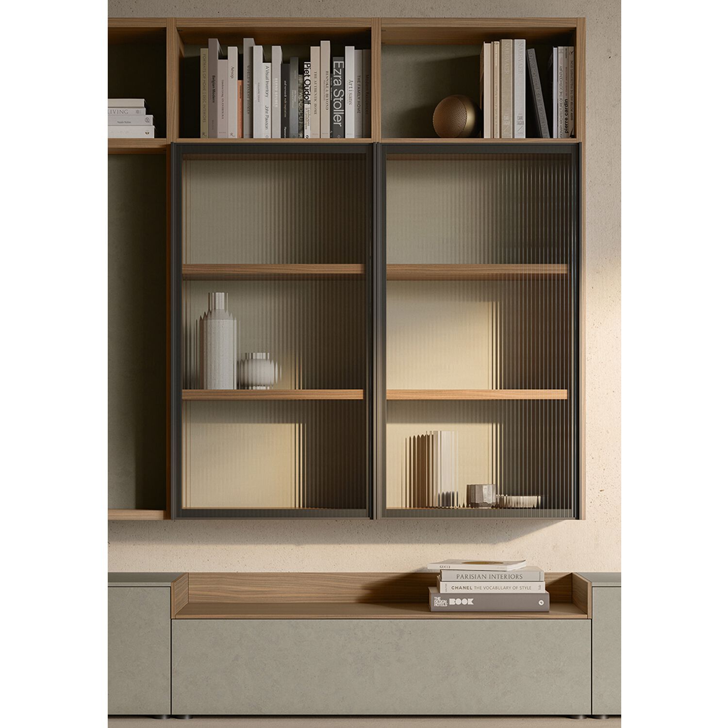 Оборудованная стена с ТВ-стойкой Zalf Modulor ARCH-00102794 - Вид №2