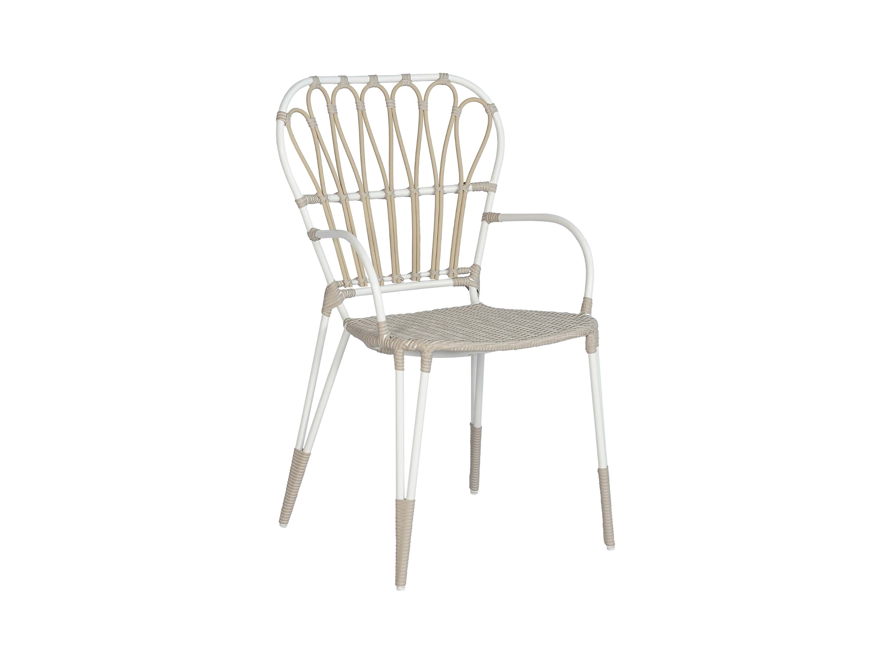 Синтетическое волокно и алюминиевый садовый стул с подлокотниками cbdesign Fiorella ARCH-00081323 - Вид №22