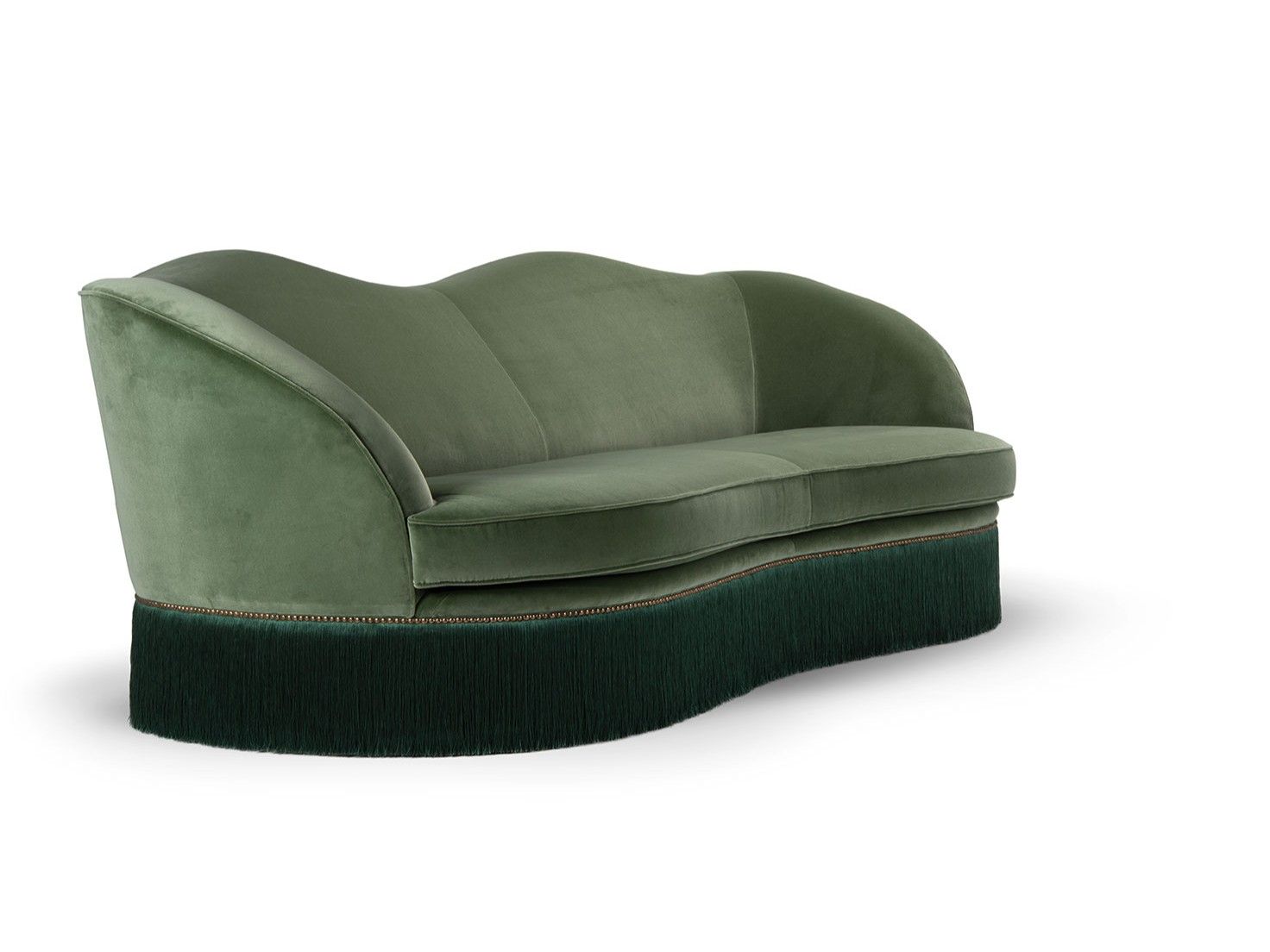 Бархатный раскладной диван-кровать Domingo Salotti Dione ARCH-00099864 - Вид №3