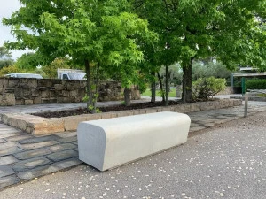 URBIDERMIS Модульная скамейка из бетона без спинки Aro