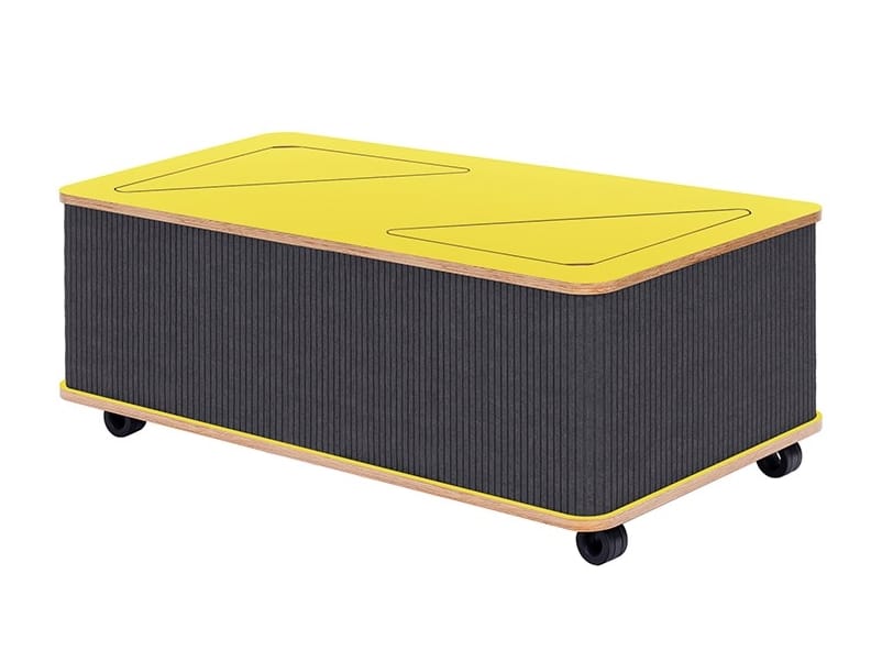 Низкий журнальный столик из войлока с колесами Askia THE CATCHER ARCH-00043317 - Вид №11