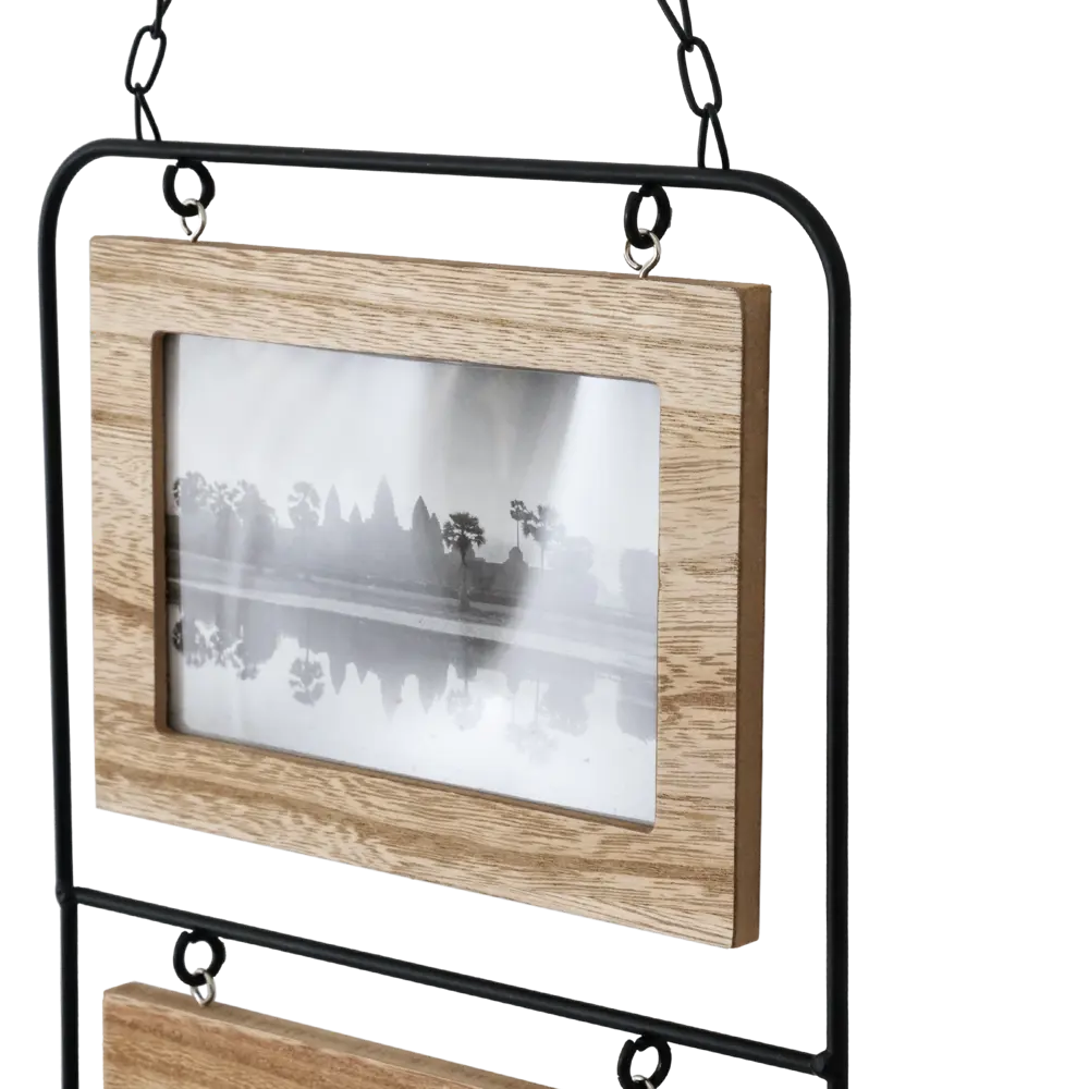 Рамка Smile, 22x52 см, металл, цвет черный/коричневый Atmosphera STLM-2191773 - Вид №1