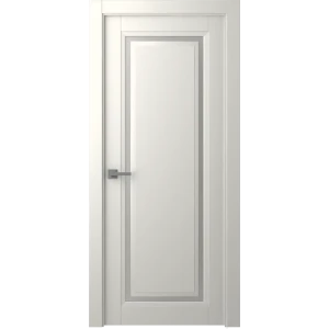 Дверь межкомнатная Аурум 1 глухая эмаль цвет жемчужный 90x220 см (с замком)