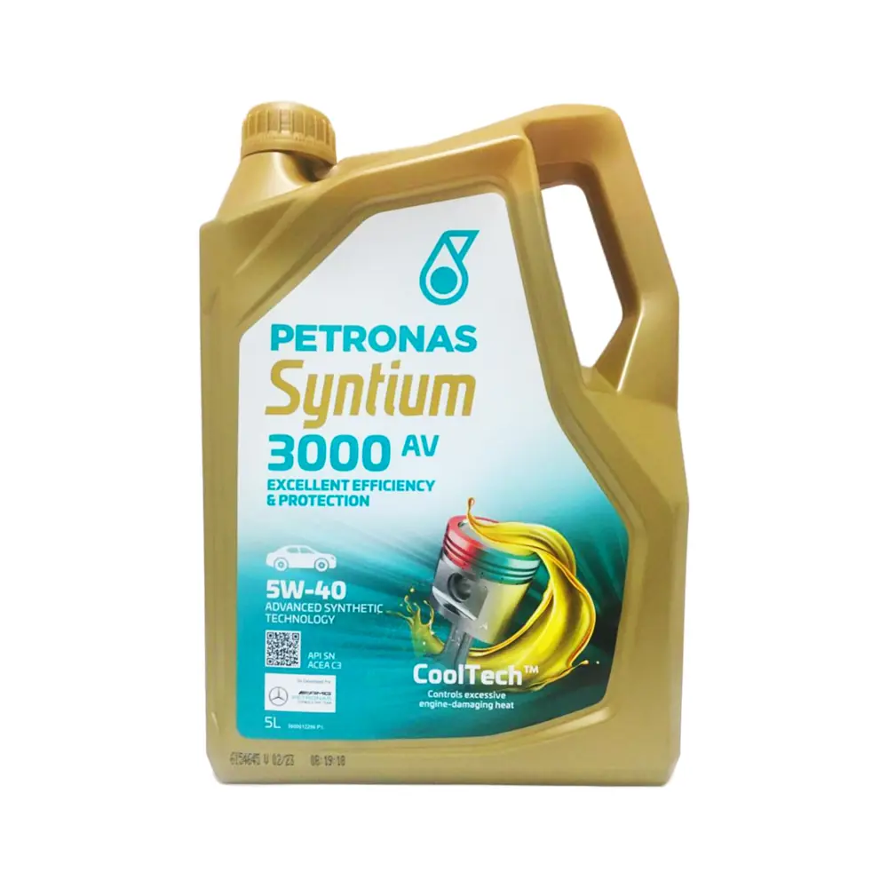 Моторное масло Petronas Syntium 3000 AV синтетическое 5W40 5л