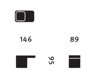 Держатель ручки ABS Herman Miller Formwork ARCH-00020572 - Вид №1