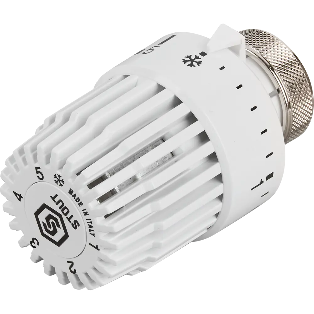 Термостатическая головка газовая Stout SHT-0001-003015 M30x1.5 белая STLM-2090308 - Вид №2