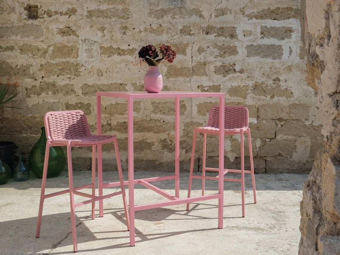 Высокий квадратный садовый стол DRIGANI плоская поверхность ARCH-00024171