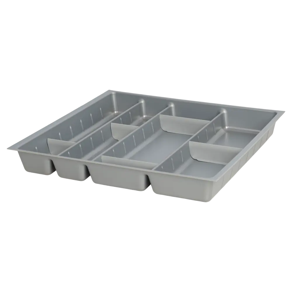 Лоток для столовых приборов Hettich Orga Tray 590IANL470KB600 46.2x7x50.7 см пластик цвет серый 89401300 STLM-2149466 