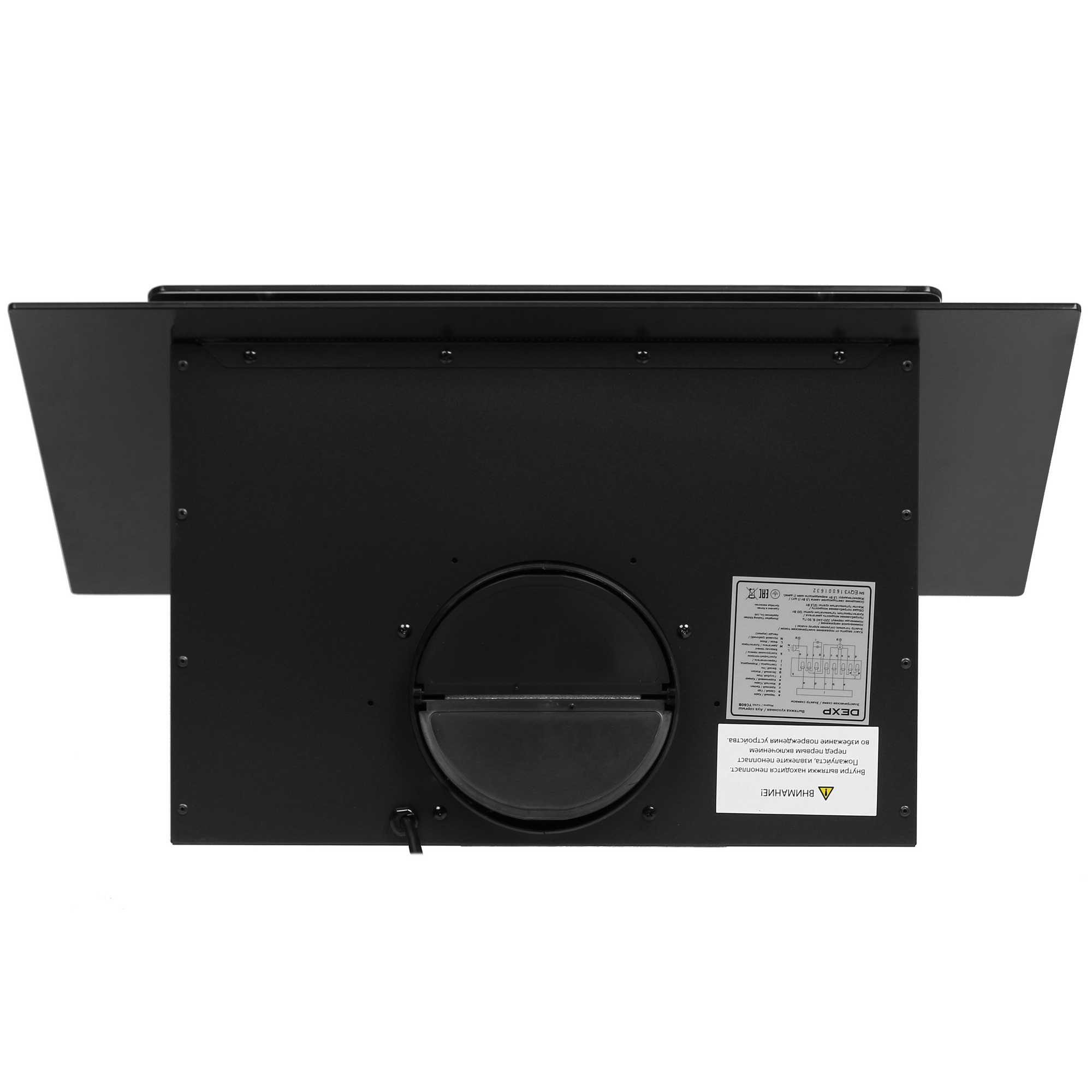 5410050 Вытяжка наклонная DEXP YC60B черный/черный STDN-0114211 - Вид №4