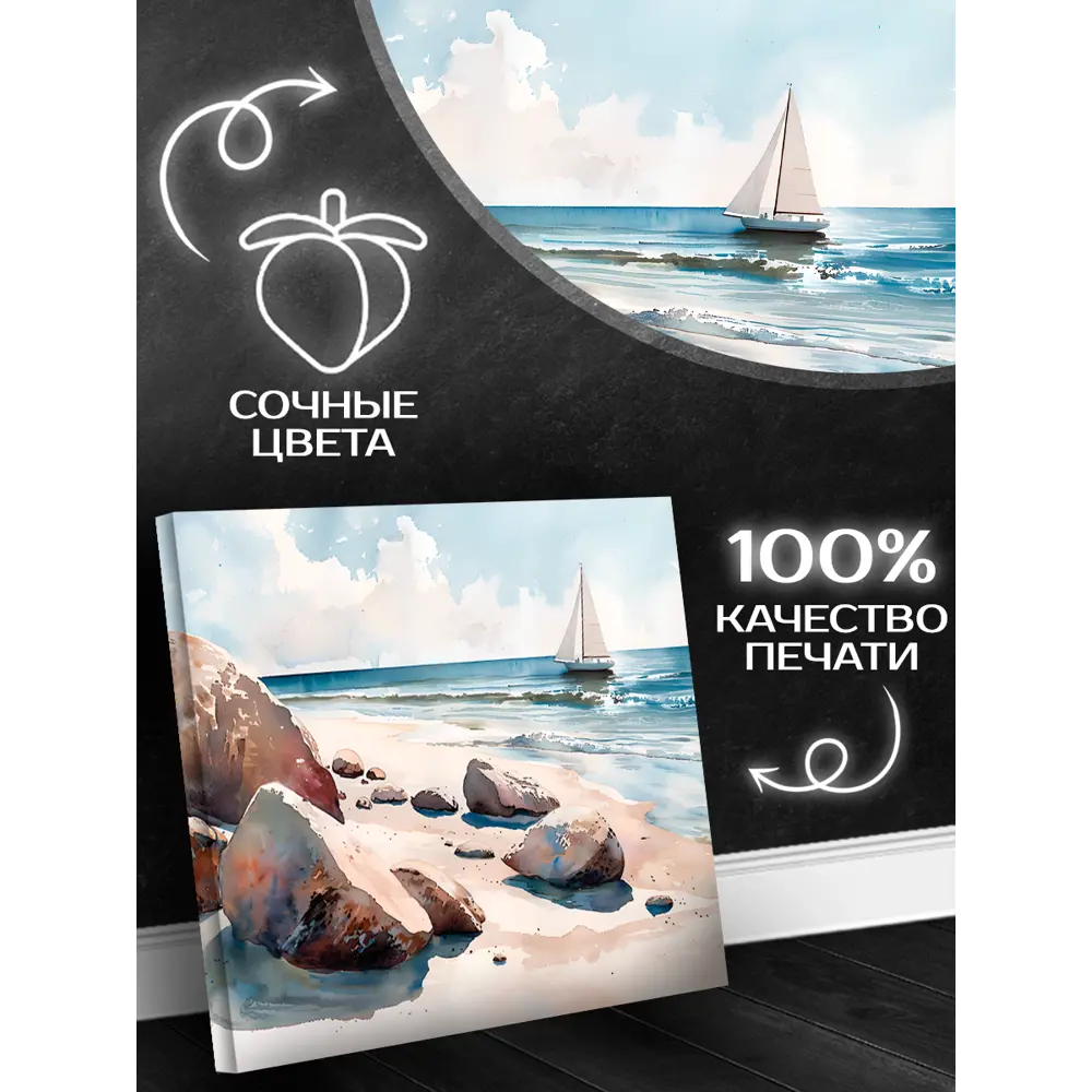 Santreyd Картина 'Морской бриз' 50×40 см для современного интерьера 89389399 STLM-1474137 - Вид №5