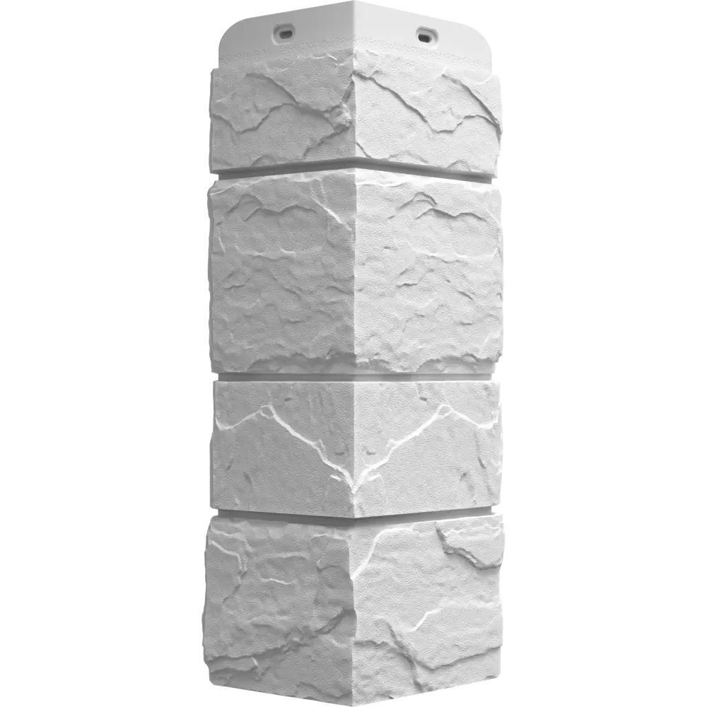 Угол наружный Docke Камень крупный 406x19.5 мм белый DÖCKE STLM-2023974