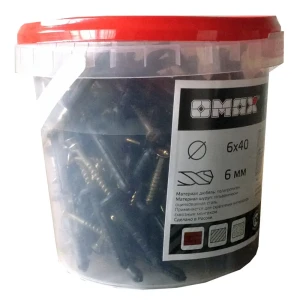 Дюбель-гвоздь Systek Гриб 6х40 мм полипропилен/сталь 150 шт.