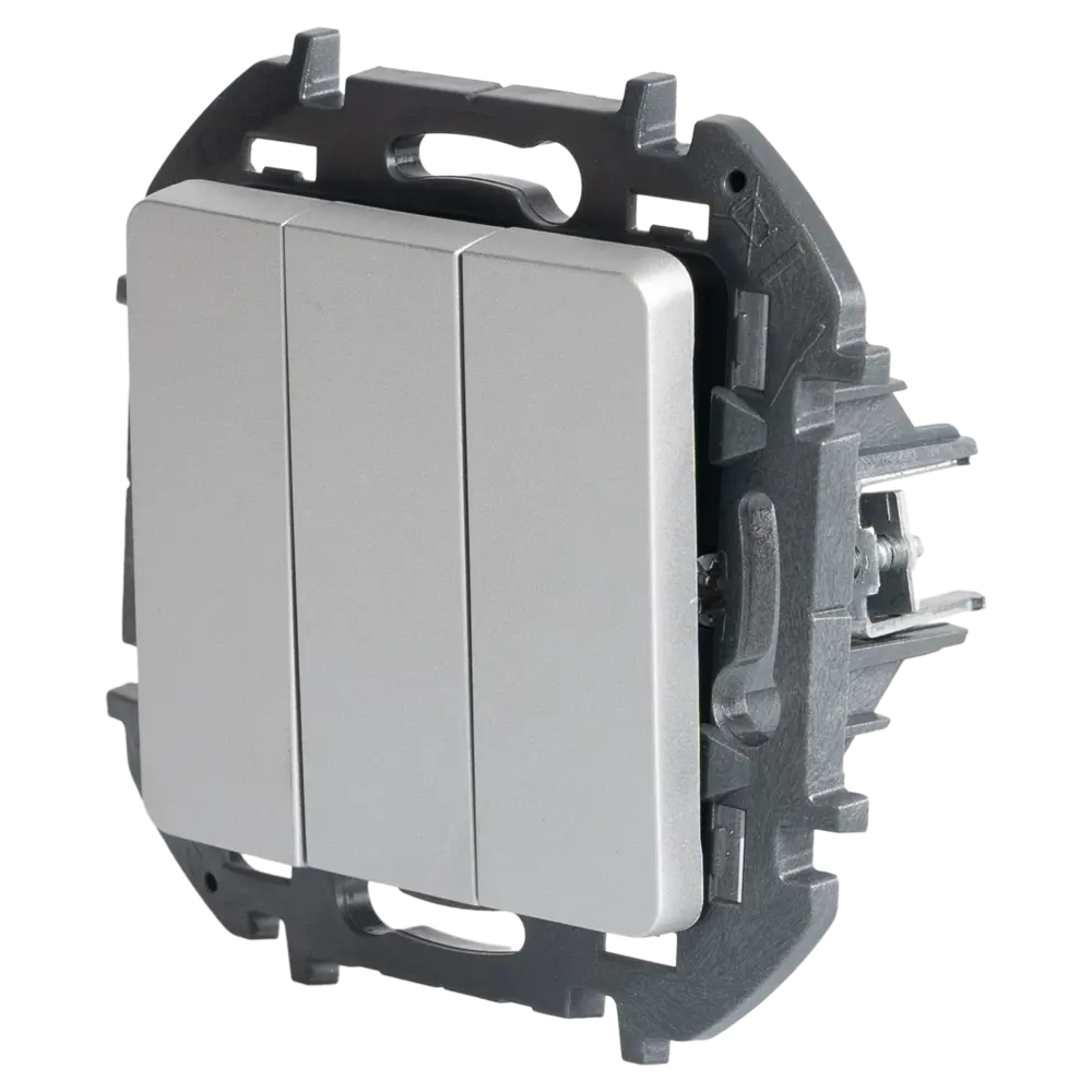 LEXMAN Lilian: трехклавишный выключатель в алюминиевом исполнении 86761692 STLM-1405392 - Вид №1