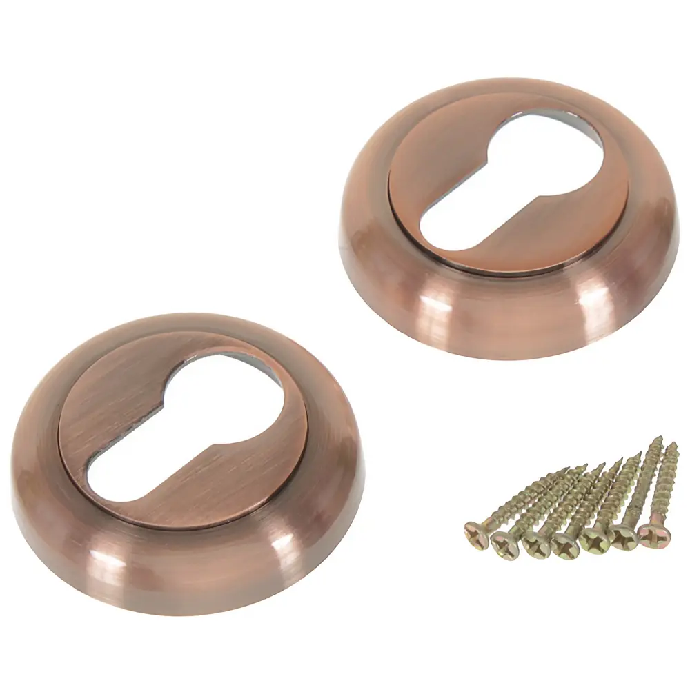 Накладка на цилиндр TIXX медь античная. 2 шт STLM-2205379 - Вид №2